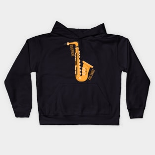 saxophone and dance Kids Hoodie